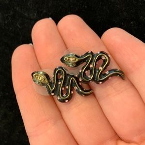 Betsey Johnson Snake Earrings